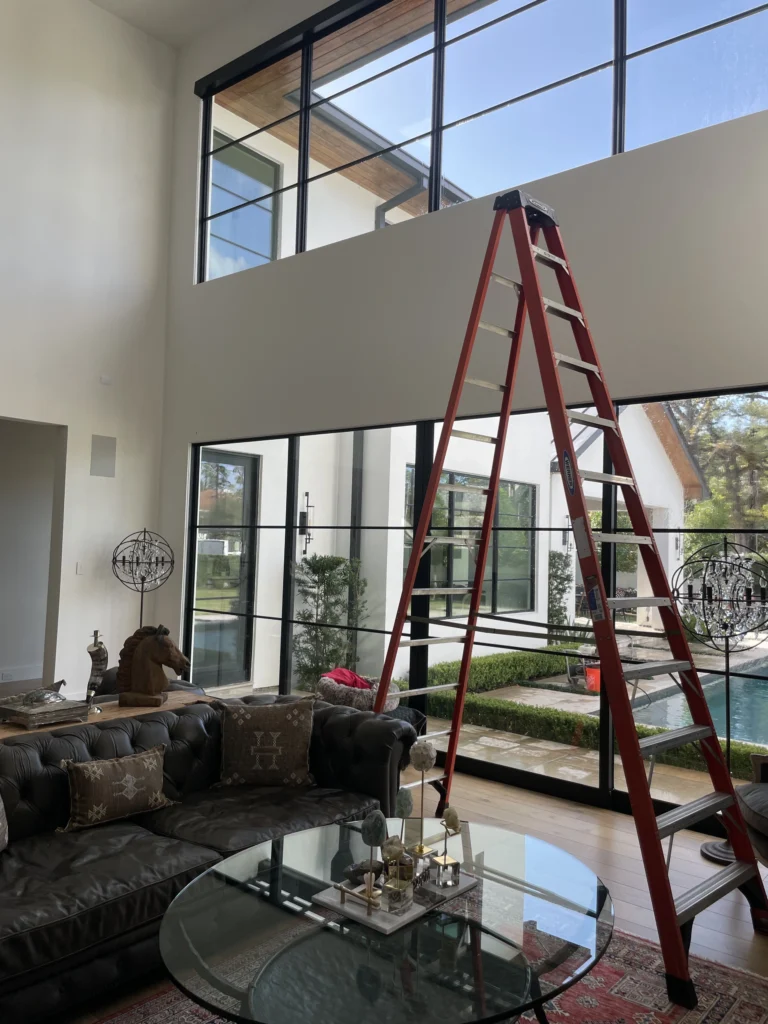 Ladder in Living Room